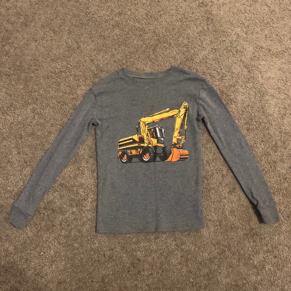 Excavator long sleeve t-shirt (304)